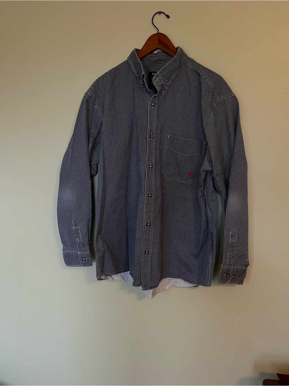 Men's Forge Fr Flame resistant work shirt. Welding shirt